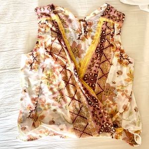 New! Free People bohemian floral top